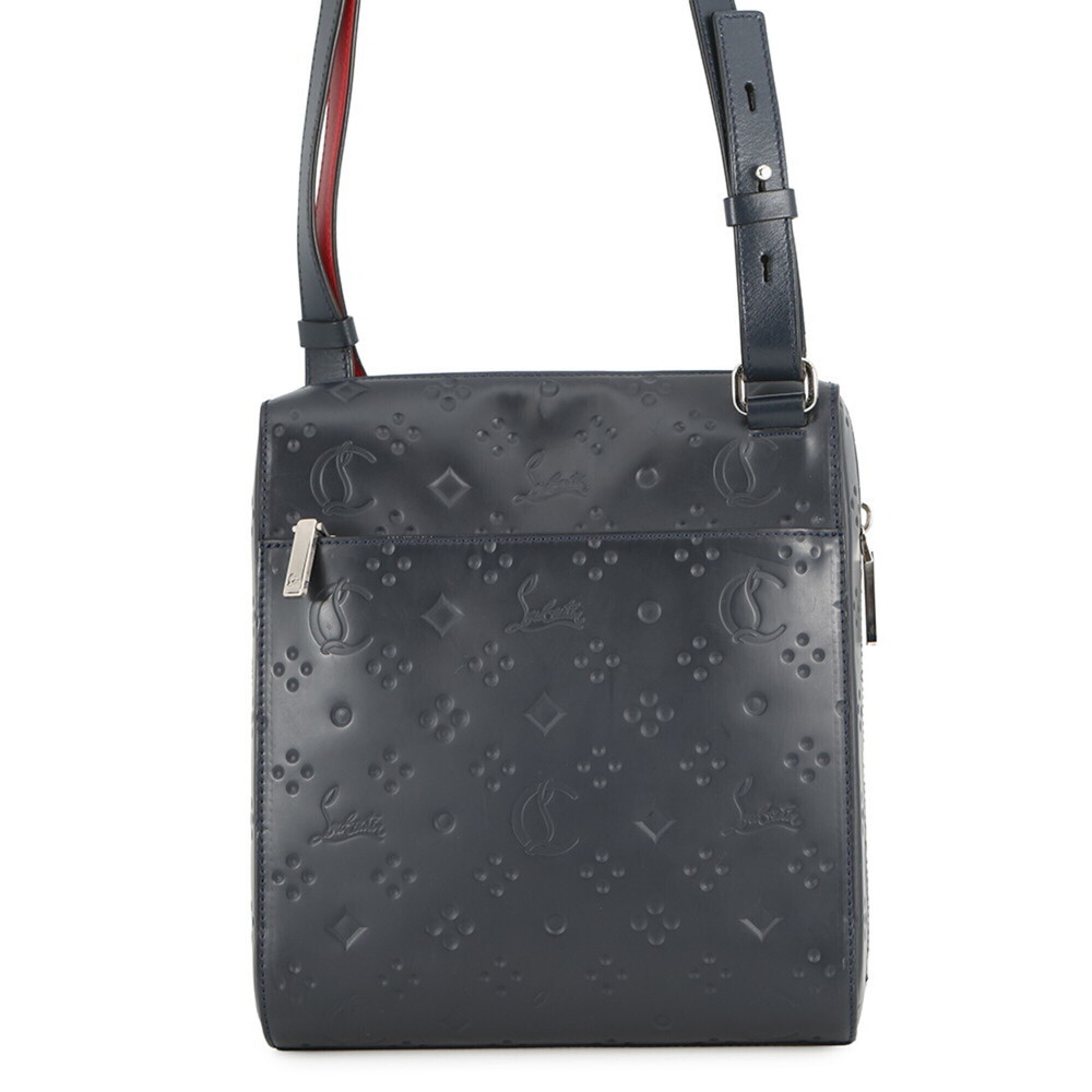 Christian Louboutin embossed shoulder bag; handbag;